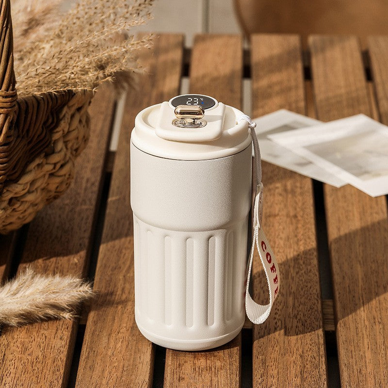 450ml Smart Temperature Bottle – Vacuum Insulated Stainless Steel Travel Mug