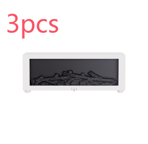 Flame Aromatherapy Essential Oil Diffuser & Ultrasonic Humidifier – 3D LED Fireplace Effect, Large Fog Volume, Colorful Home Air Purifier