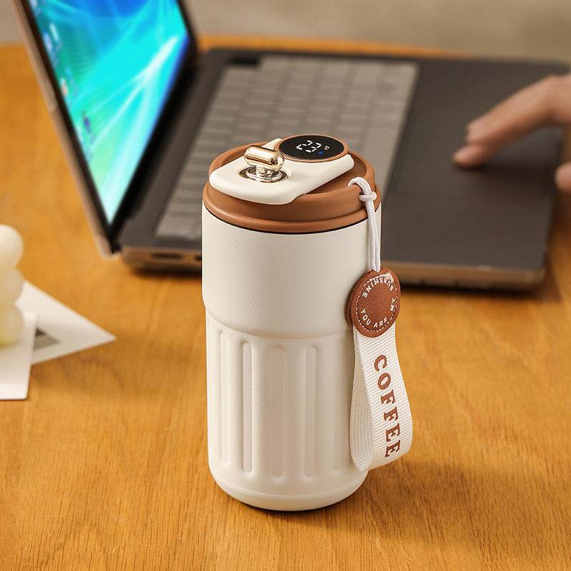 450ml Smart Temperature Bottle – Vacuum Insulated Stainless Steel Travel Mug