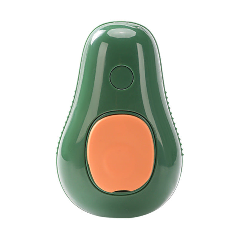 Steamy Avocado-Shaped Electric Cat & Dog Grooming Brush – Self-Cleaning, Steam Massage Pet Comb