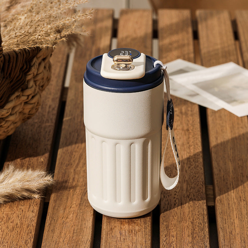 450ml Smart Temperature Bottle – Vacuum Insulated Stainless Steel Travel Mug