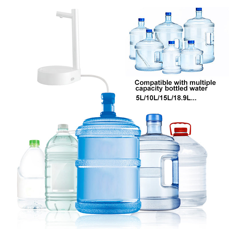Rechargeable Electric Water Dispenser for Gallon Bottles – Automatic Desk Pump