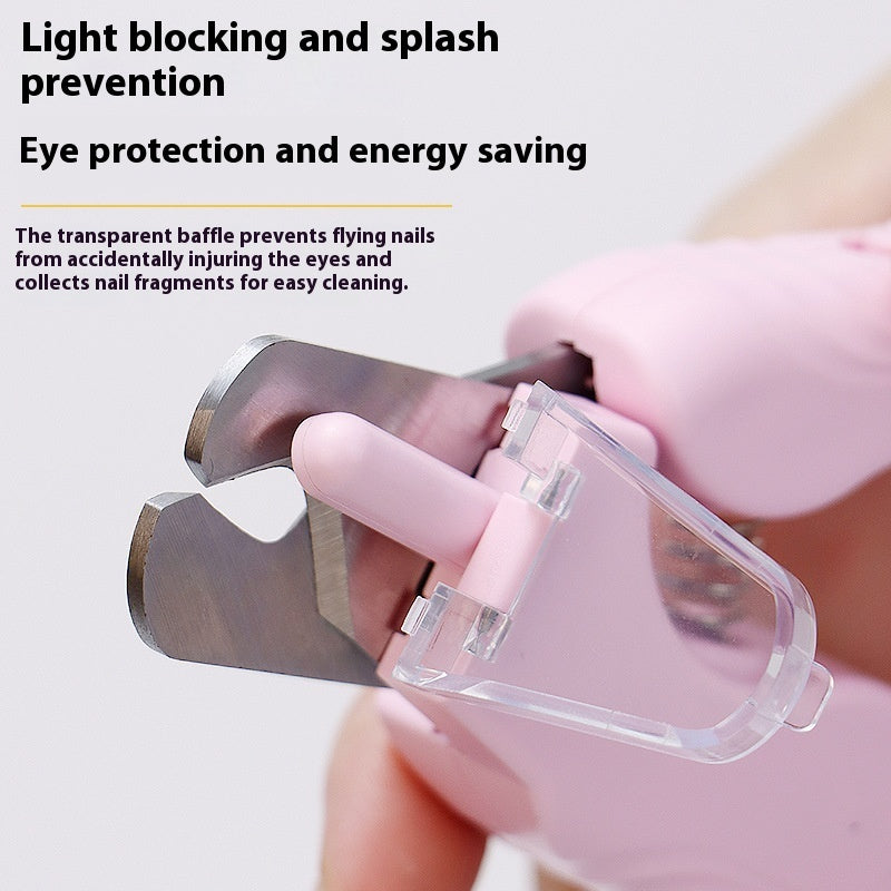 Pet Nail Clippers with LED Light – 2-in-1 Dog & Cat Nail Trimmer with Safety Guard