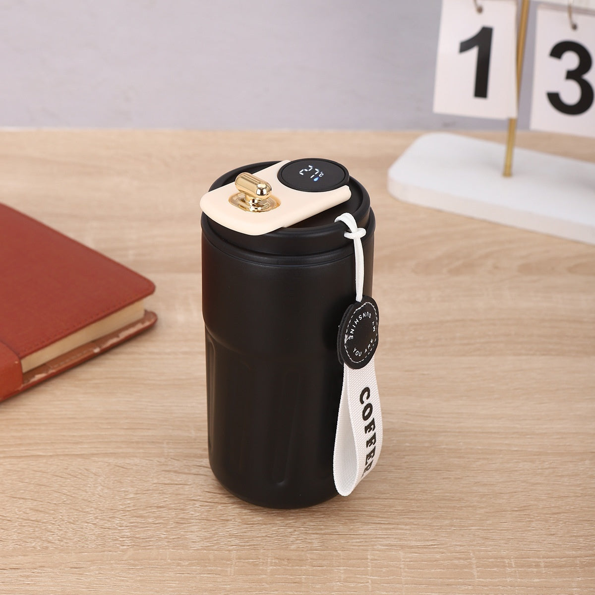 450ml Smart Temperature Bottle – Vacuum Insulated Stainless Steel Travel Mug