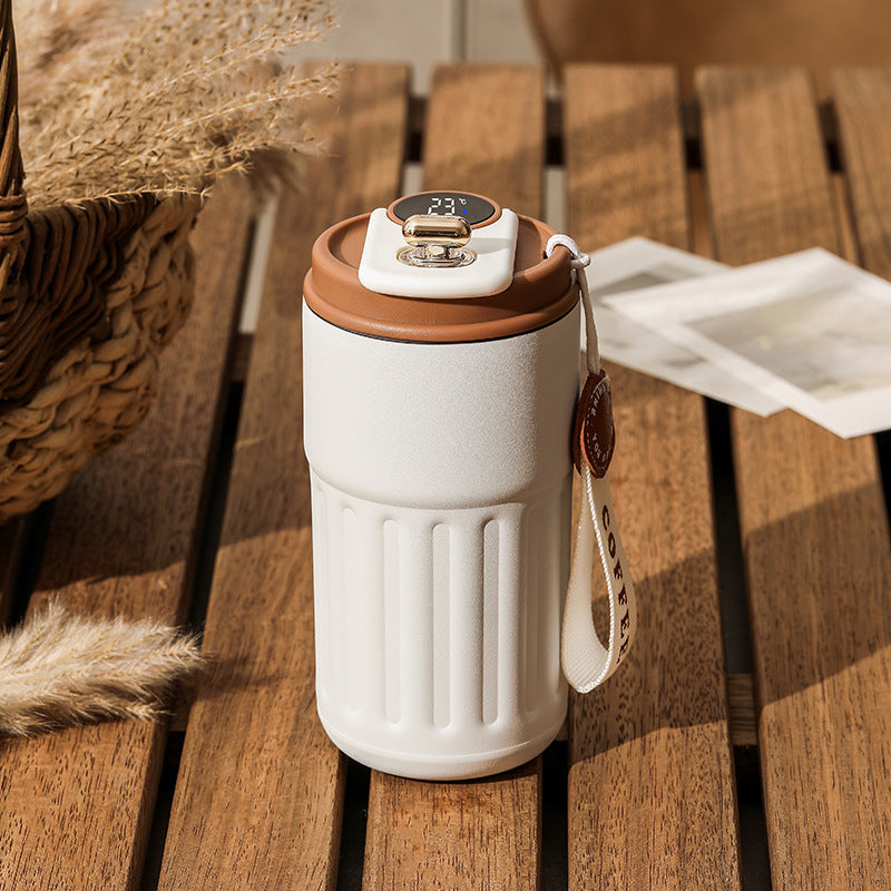 450ml Smart Temperature Bottle – Vacuum Insulated Stainless Steel Travel Mug