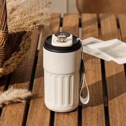 450ml Smart Temperature Bottle – Vacuum Insulated Stainless Steel Travel Mug