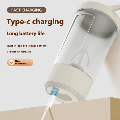 400ML Electric Protein Shaker Bottle – 14oz Automatic Mixer for Smooth Milk, Coffee & Protein Blends, 1200mAh Rechargeable