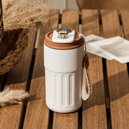 450ml Smart Temperature Bottle – Vacuum Insulated Stainless Steel Travel Mug